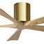60" Irene 5-Blade Hugger Ceiling Fan with Wall Remote-1087667353-1087667333-1087667378