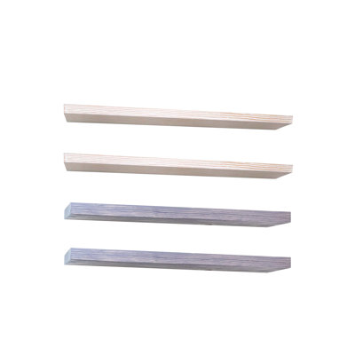 Willow & Grace Suzy - Tablettes murales 36 po avec tablettes Amanda 36 po (paquet de 4)
