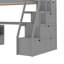 Lit mezzanine simple avec tiroirs Graettter-1185204990