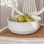 over&back Rimmed Semi Hand-Finished Stoneware 10" Serving Bowl-102146055