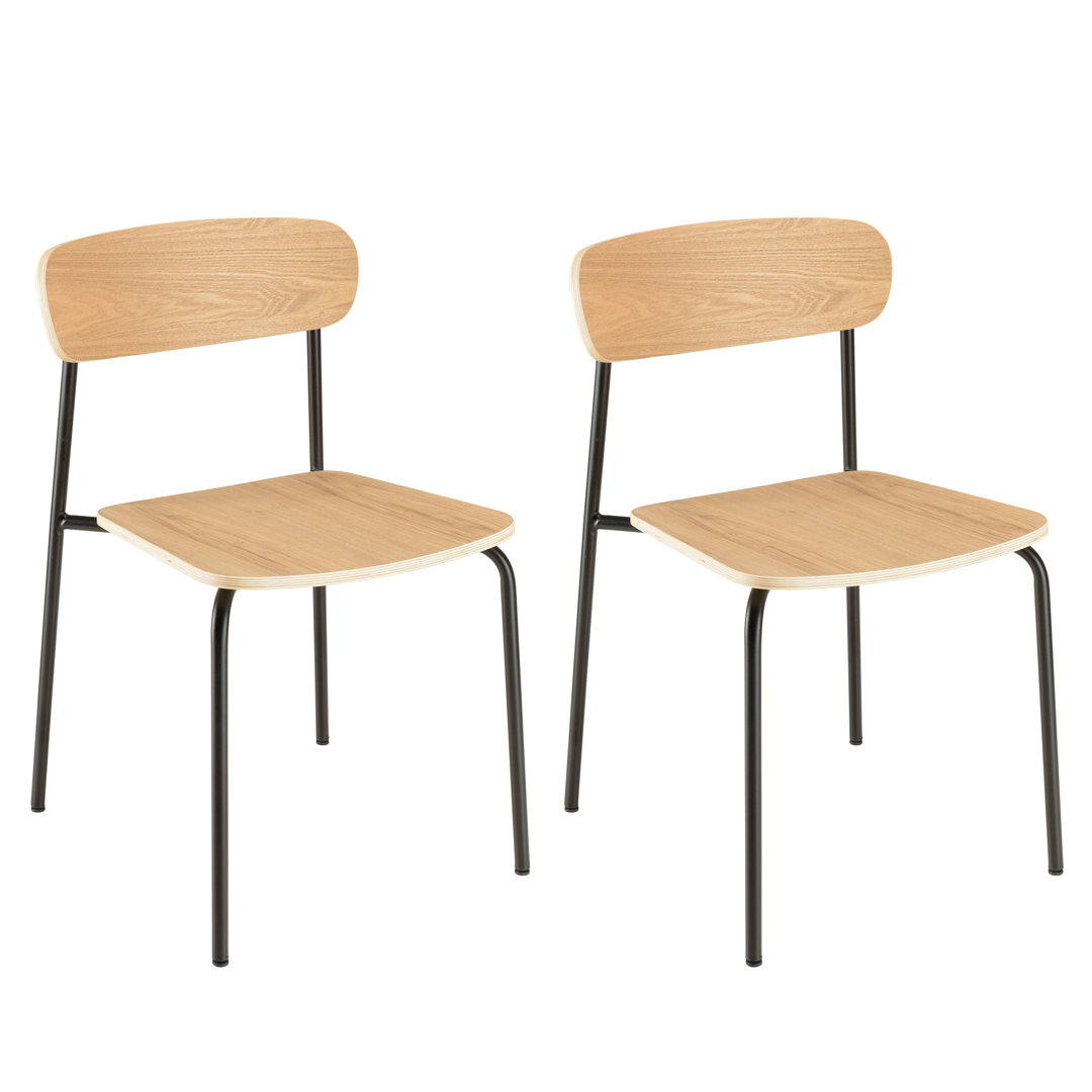 Cedric 45cm H Stacking Side Chair