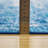 Machine Washable Oriental Blue/White Area Rug-1855859434