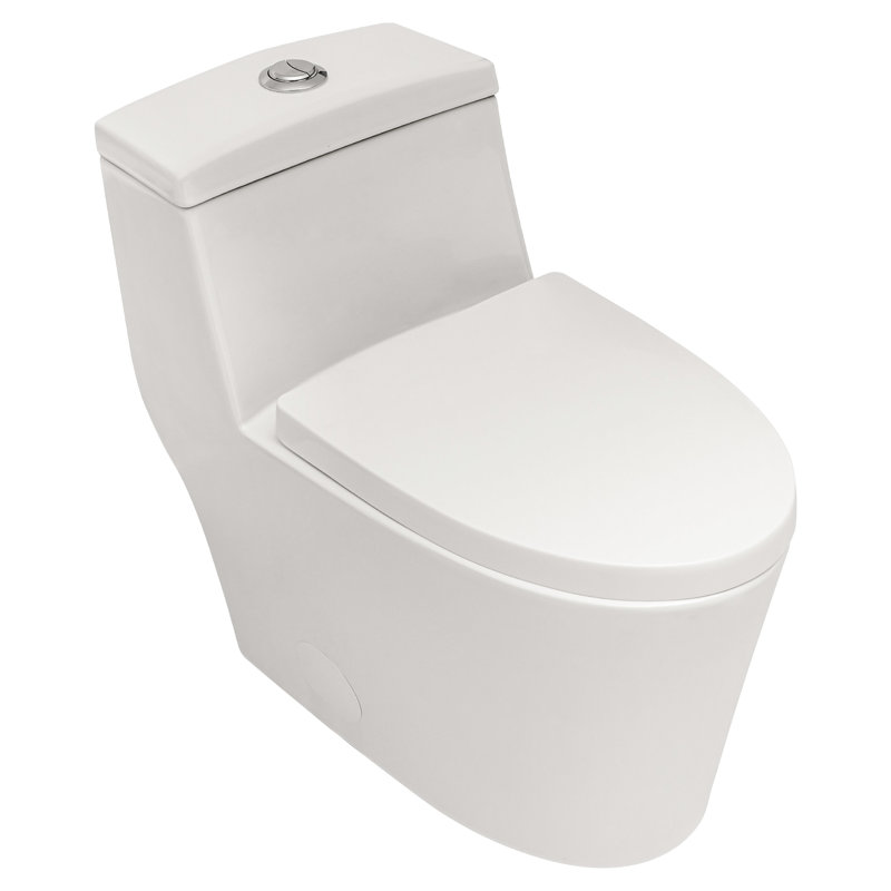 Toilette en céramique avec double chasse et siège silencieux
