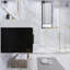 Ensemble de meuble-lavabo simple mural 35,5 po Glasgow-1997558822