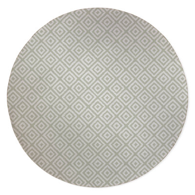 Ikat Grunge Non-Slip Outdoor Rug
