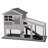 Rabbit Hutch Outdoor Chickecn Coop Indoor Bunny Cage With Pull Out Tray,upgrade Version,removable Bottom Wire Mesh 53.4" L X 23.6" W X 38.1" H