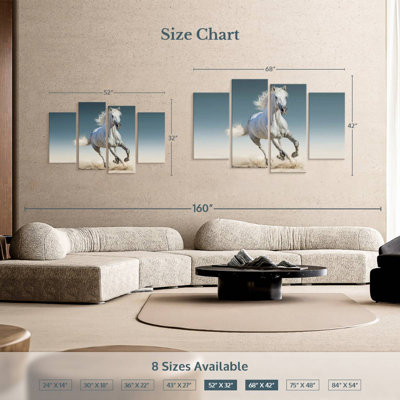 Cheval blanc coureur