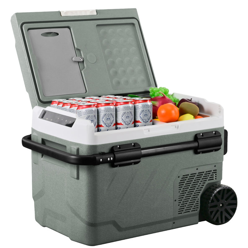 Alpicool 42 Quart Green Dual Zone Portable Car Refrigerator