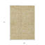 Tapis intérieur lavable à motif géométrique 9 pi x 12 pi ivoire