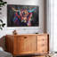 Animal «Art mural en acrylique Highland Cow»-101780357