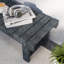 Abdirahim Wooden Garden Bench 2 Seater 110 x 38 x 35 cm Grey