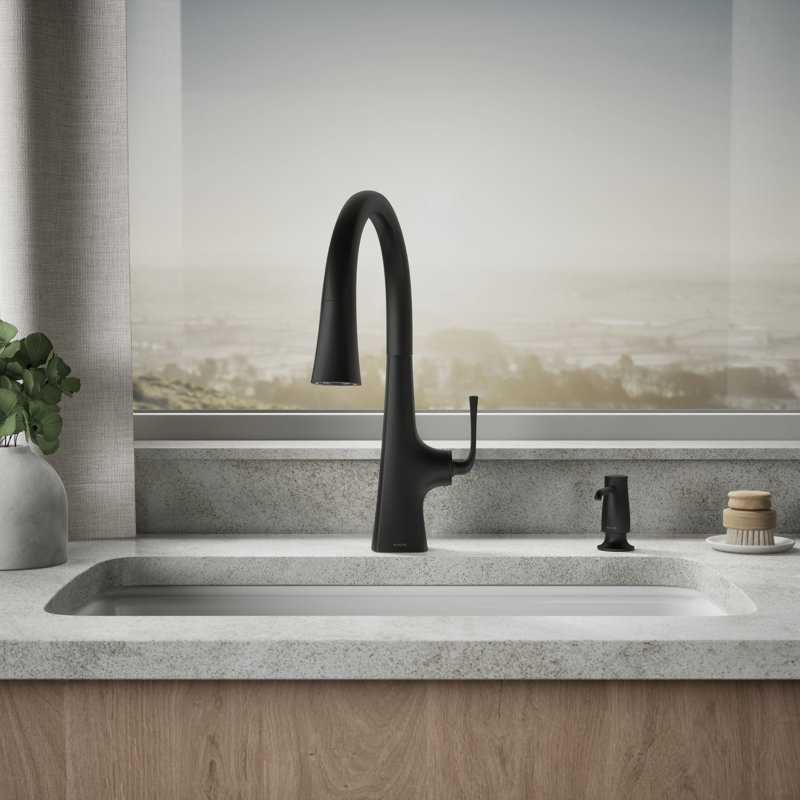 Soap/Lotion Dispenser, Matte Black