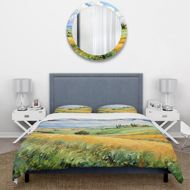 Ensemble de housse de couette Vangogh Rolling Hills I - Vangogh, Housse de couette très grand et 2 très grandes t