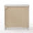 White High Gloss 3-Drawer Nightstand
