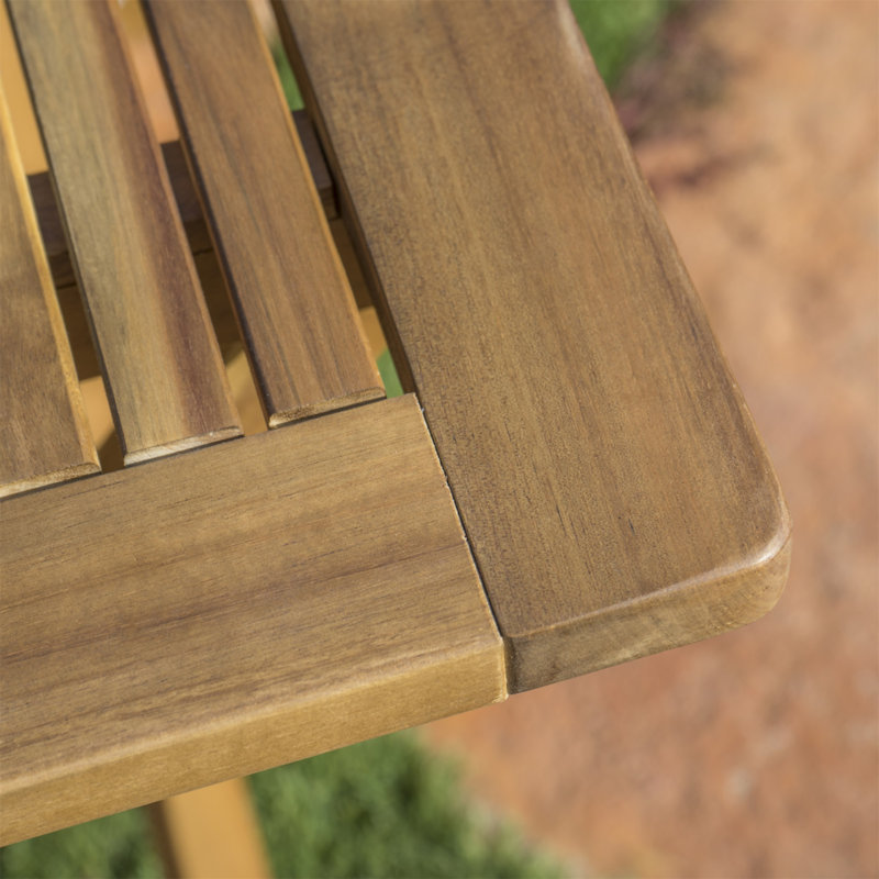 Table pliable 43,5 "Positano (table incluse seulement), Naturel