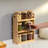 Rebrilliant Versatile 3-tier Bamboo Spice Rack And Pantry Organizer With 9 Glass Jars – Perfect For Countertop Storage In Kitchens To Keep Seasoning Containers Neatly Displayed And Easily Accessible