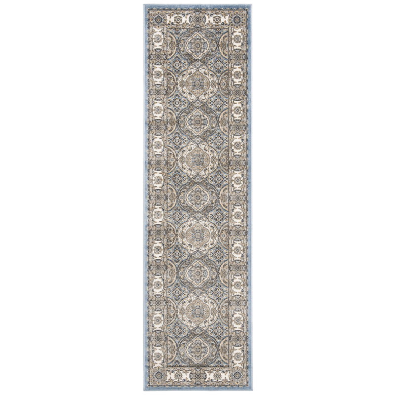 Carolus Viscose Pile Oriental Rug, Runner 2'2" x 8'