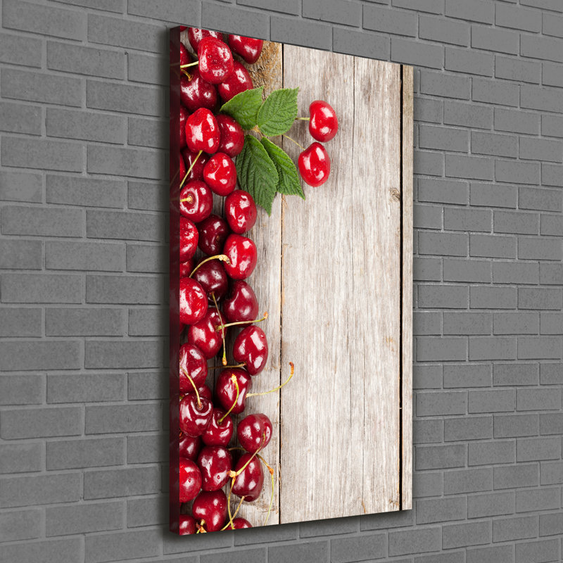 Cherries - Wrapped Canvas Print