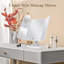 Makeup Mirror Vanity Mirror With Lights Magnification Touch Control Trifold Modern Style Dresser Mount Bathroom