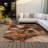 Altair Washable Abstract Indoor / Outdoor Rug-1905852456