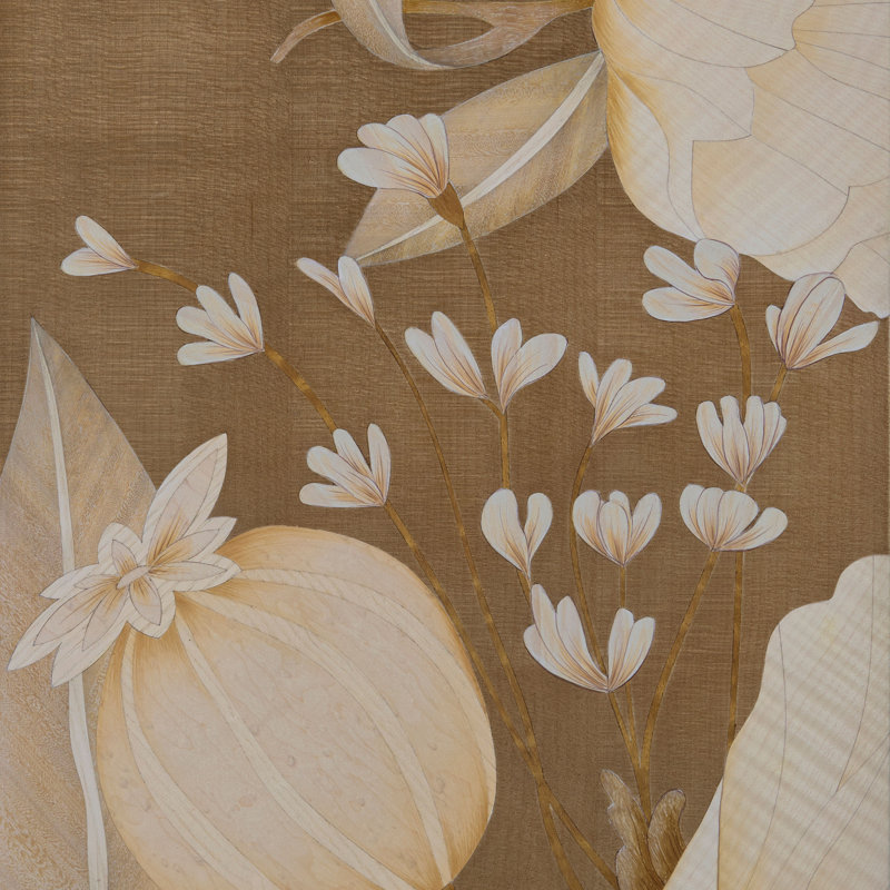 Bouquet End Table, Toasted Cashew