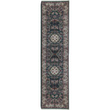 Prince Wool Oriental Area Rug in Dark Green