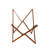 Kazuya Fabric Padded Dish Folding Chair Folding Chair-1538443042