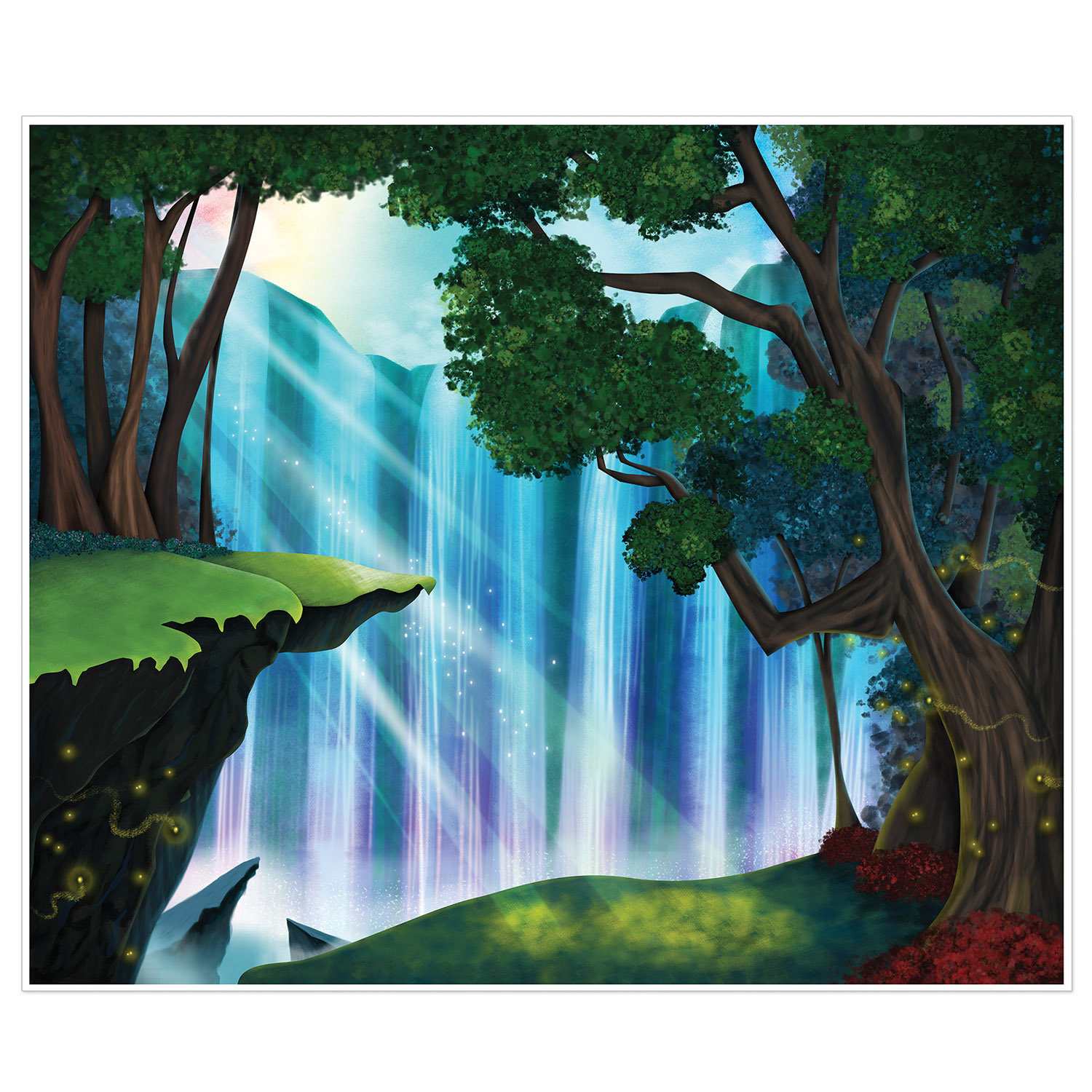 Beistle Fantasy Insta-Mural - 5' x 6' - Pack of 6 | Wayfair
