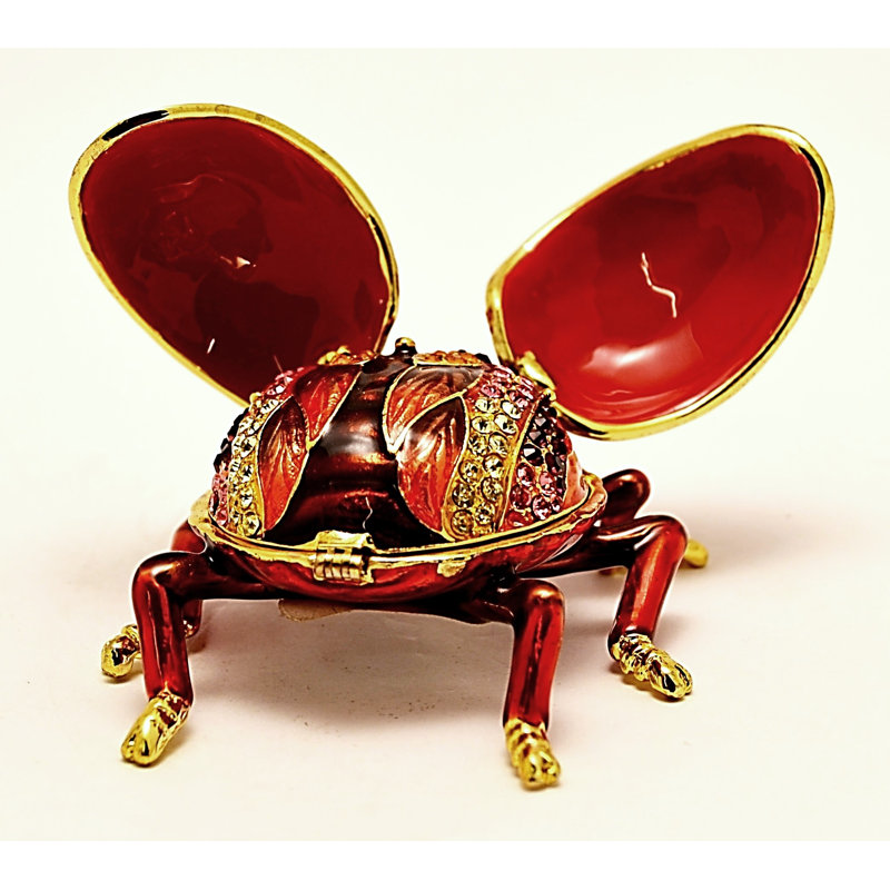 Ladybug Metal Decorative Box