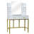 Radner Solid Wood Vanity with Mirror and Seat