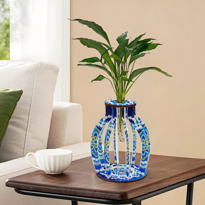 DIY Diamond Painting Vase Kit