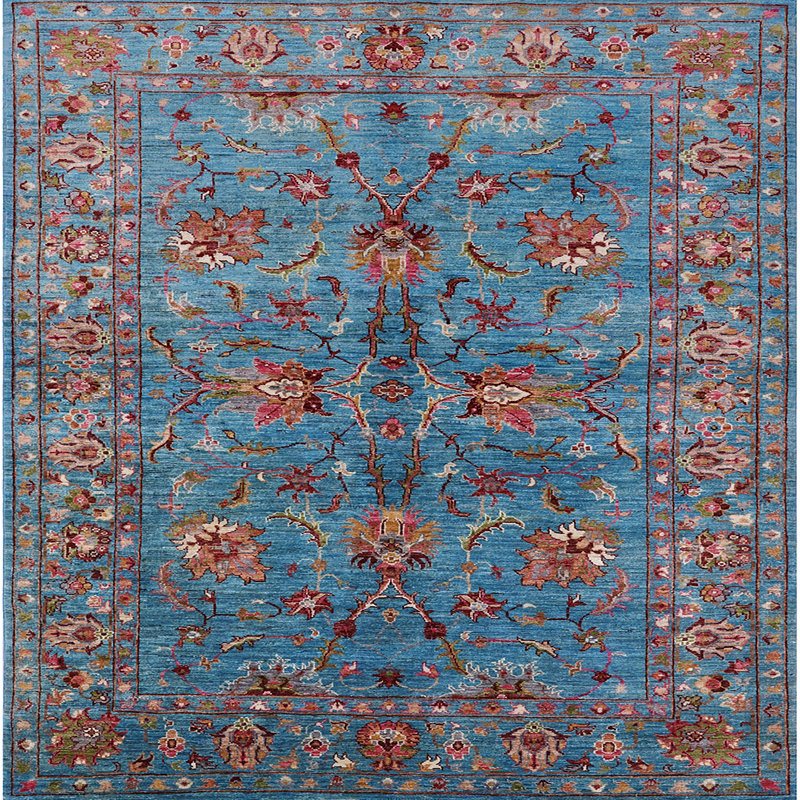 Furrier Oriental Indoor Rug, Square 7'
