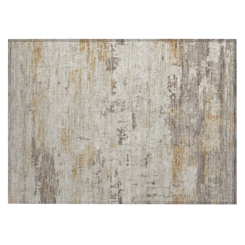Machine Washable Indoor/Outdoor Jacinto ACN2145 Abstract Rug, Rectangle 1'8" x 2'6"