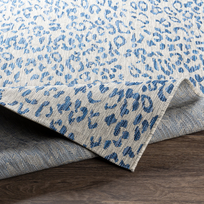 Gaphna Animal Print Indoor / Outdoor Rug, Rectangle 5'3" x 7'7"