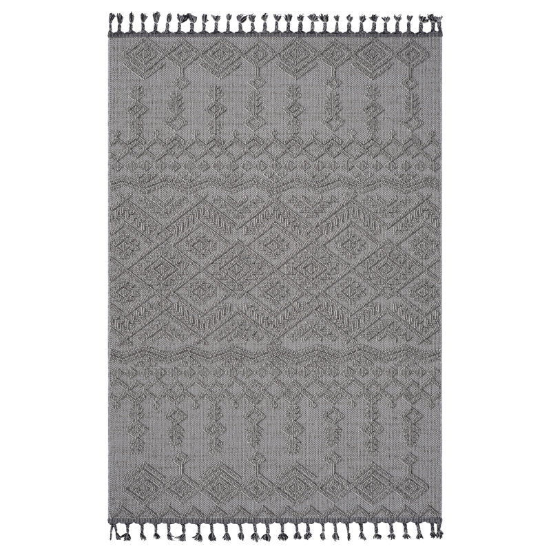 5X7 Area Rug Traditional Indoor-Outdoor, Rectangle 5'3" x 7'6"