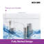 Poseidon one-piece compact toilet, powerful and quiet dual flush, space-saving design, round comfort height-64620266