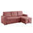 100% polyester rose rouge est en rupture de stock