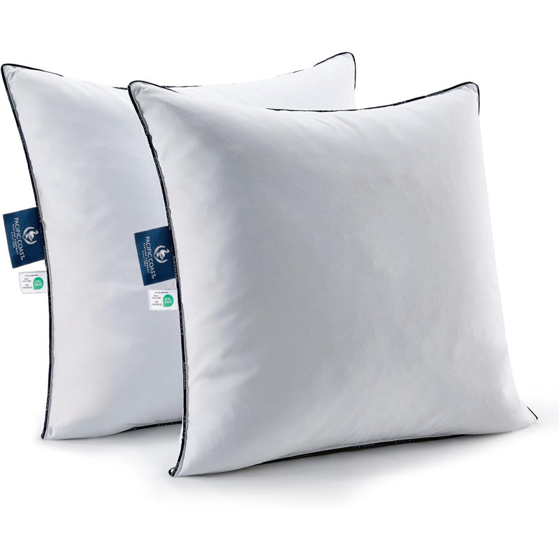Coussin lombaire en plumes d'oie Pacific Coast, 2 pièces, 18"*18"