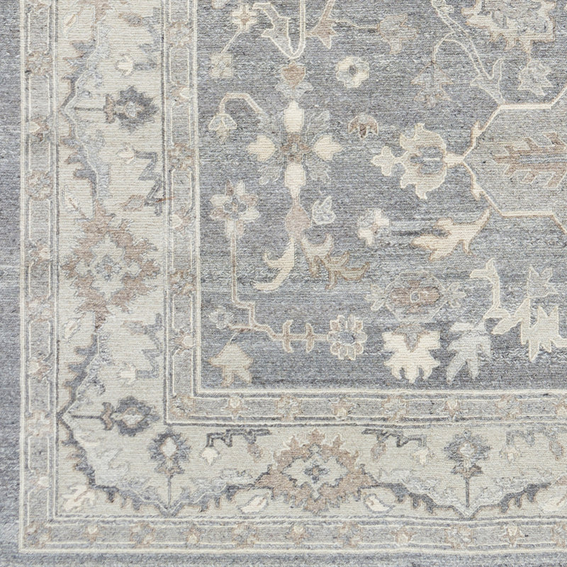 Terrones Wool Oriental Indoor Rug, Rectangle 9' x 12'