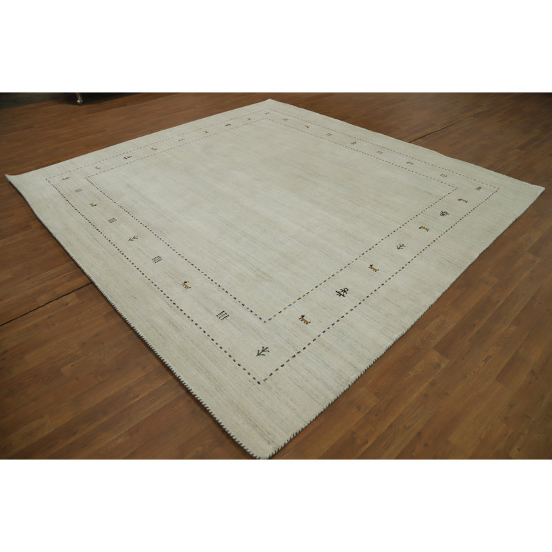 Handmade Gabbeh Style Square Area Rug 9x9