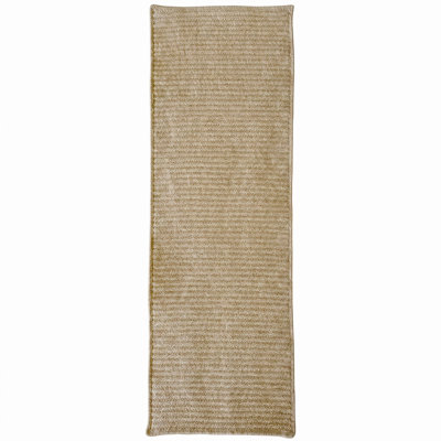 Burling Braided Polyester/Wool Reversible Solid Color Indoor Rug