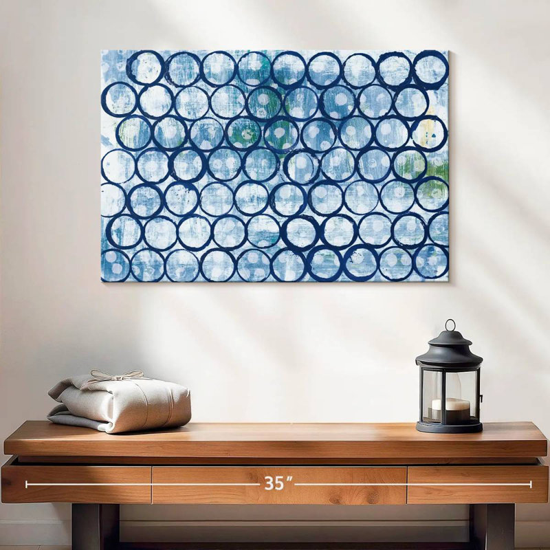 Avery Blue Eclipse I, 16" H x 24" W