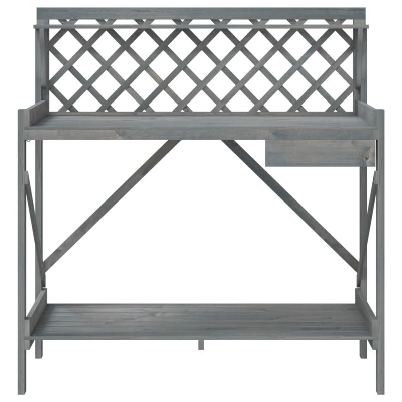 Felan Wood Potting Bench, Grey
