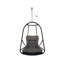 Fauteuil à œufs suspendu en rotin avec porte-gobelet et coussins intégrés Arden l 29,5 po x P 43,3 po x H 6,69 po