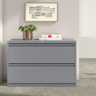 42'' Wide 2 -Drawer Steel File Cabinet