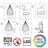 Cobhan LED Portable Humidifier & Aroma Fragrance Essential Oils Air Diffuser