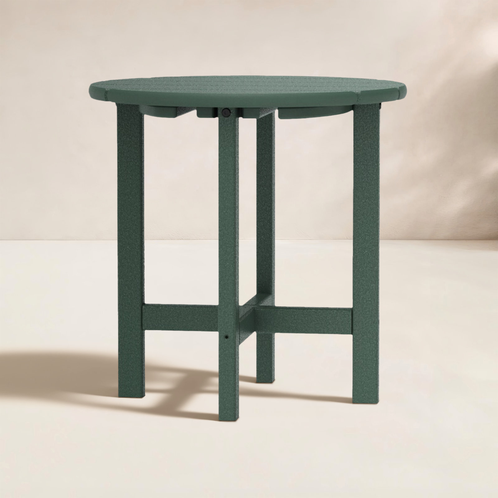 POLYWOOD® Tables 18" Patio Side Table, Green