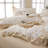 Muti-Floral Pattern Ruffle Laced Cotton Duvet Cover Set-109792749-109792755