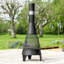 Hali Straight Wood Burning Smokeless Chimnea