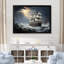 Pirate Ship At Stormy Seas I On Canvas Print-1615010358-1615010352